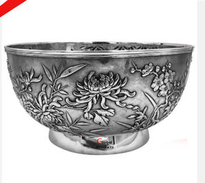 Tazón de servir de chocolate y postre de diseño de acero inoxidable de metal de última apariencia para restaurante y bar de hotel - Product Image 4