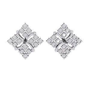 Hot Selling Engagement <b>Earrings</b> for Women 925 Sterling <b>Silver</b> with Moissanite Diamonds Enhanced VVS Clarity Gold <b>Pearl</b> Jewelry - Product Image 4
