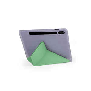 Étui vert clair pliable en trois parties pour Samsung Galaxy Tab S7 T870 avec support pour stylet et fonction veille - Product Image 5