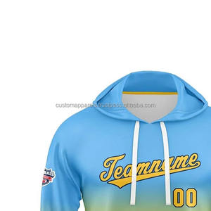Ventes en gros de sweats à capuche pour hommes avec logo personnalisé brodé, sweats à capuche en coton français de haute qualité - Product Image 3