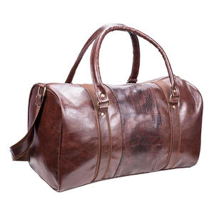 Sac de voyage de luxe pour homme et femme, en cuir véritable imperméable, grande capacité, durable, léger, pliable - Product Image 3