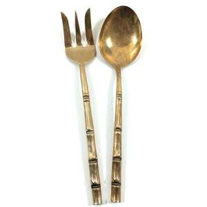 Cuchara y tenedor para servidor de ensaladas, utensilios de servicio de lujo, fabricante al por mayor, cuchara para servidor de ensaladas, uso para bodas y cocina - Product Image 5