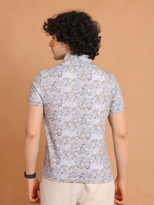 Chemise à manches courtes grise personnalisée pour l'école, été 2025, dernière collection, respirante, tricotée, unie, 100% coton, sur demande - Product Image 6