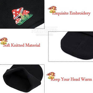 หมวกบีนนี่ปักลายแฟชั่นมีลวดลายและดีไซน์ที่เป็นเอกลักษณ์หมวกบีนนี่ปักลายใส่สบาย - Product Image 4