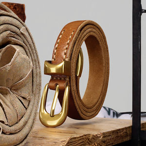 Ceintures en cuir texturé pour hommes, motif classique, légères et réglables, avec logo personnalisé, prix de gros, excellent fournisseur 2026 - Product Image 3