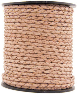 Wholesale Round Genuine Real <b>Leather</b> <b>Cord</b> 3mm 4mm 5mm 6mm Braided Bolo <b>Cord</b> Genuine <b>Leather</b> fancycordsindia - Product Image 3