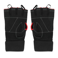 OEM de alta calidad de color sólido de cuero gimnasio guantes de fitness logotipo personalizado de impresión mejor opción barata para el levantamiento de pesas