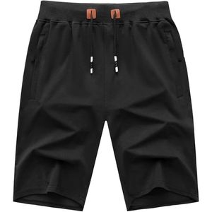 Pantalones cortos deportivos informales para hombre, pantalones cortos transpirables para gimnasio con patrón sólido, servicio OEM - Product Image 1