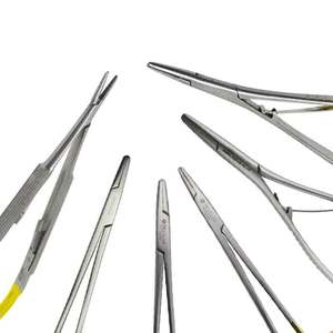 Ensemble de 6 porte-aiguilles d'orthodontie dentaire Castroviejo Mathieu 14 cm en acier inoxydable de qualité chirurgicale autoclavable manuel de haute qualité - Product Image 3