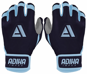 Guantes de Bateo de Cuero Dividido de Primera Calidad con Diseño de Logotipo Personalizado, Guantes de Bateo Profesionales con Empaque Personalizado, Fabricados por Adiha Impex - Product Image 1