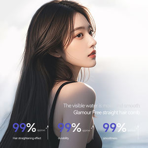 Cepillo Alisador de Cabello Iónico Inalámbrico, Peine Eléctrico para Alisar el Cabello, Herramienta de Peinado Portátil Recargable - Product Image 3