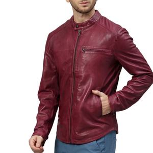 Chaqueta de Cuero Genuino para Hombre, Piel de Oveja Negra, Nueva Moda, Chaqueta de Cuero para Motocicleta 2026 - Product Image 3