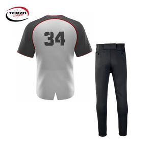 Pakistan Groothandel Nieuw Design Honkbal Jersey Uniform Set Nieuwste Effen Sportkleding - Product Image 4