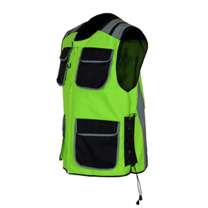 Veste de sécurité haute visibilité avec logo personnalisé, multi-poches, réfléchissante, uniforme de travail pour ingénieur de sécurité, gilet de sécurité haute visibilité avec poche, tailles S-5XL - Product Image 2