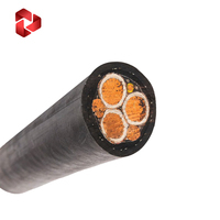 Typ GGC Untertage-Bergbaukabel 6 AWG 3-adrig Flexibles Schwarzes Kabel