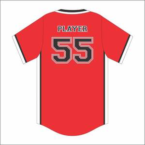 Vente Flash : Maillot de Baseball Personnalisé en Polyester Respirant Grande Taille à Manches Raglan / Chemise de Baseball Personnalisée à Boutons - Product Image 6