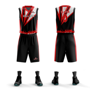 Uniformes de basket-ball réversibles personnalisés de haute qualité, confortables, sans manches, service OEM ODM, tailles plus grandes, techniques d'impression - Product Image 1