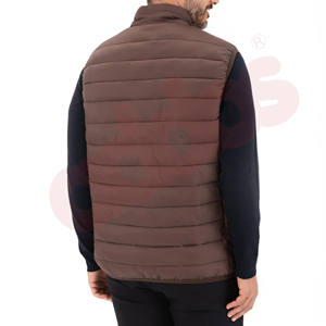 Veste matelassée d'hiver pour homme avec col à capuche et fermeture à glissière Service OEM Veste de rue extérieure pour homme - Product Image 4