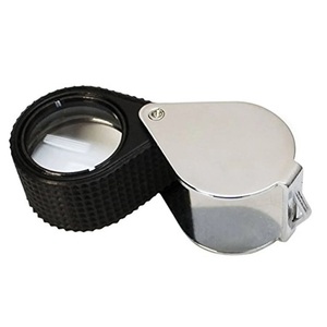 แว่นขยายสำหรับช่างอัญมณี 18 มม. กำลังขยาย 20 เท่า แบบพกพา สำหรับตรวจสอบอัญมณี เพชร และพลอย ใช้สำหรับช่างซ่อมนาฬิกา - Product Image 2