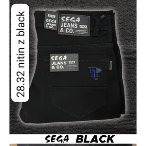 กางเกงผ้าถักนิตติ้งสีดำทันสมัยใส่สบายทันสมัยไซส์28-32สำหรับฤดูหนาวขายส่งขายปลีก - Product Image 2