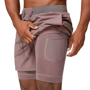 Men's Vintage 4-Inch Basketball Shorts Quick-Dry Breathable Spandex/Cotton Double <b>Layer</b> High <b>Mid</b> Plus Size Elastic Waist Casual - Product Image 5