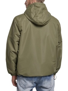 Chaqueta cortavientos impermeable para senderismo de diseño personalizado para hombre, chaquetas cortavientos tejidas con cremallera para exteriores - Product Image 2