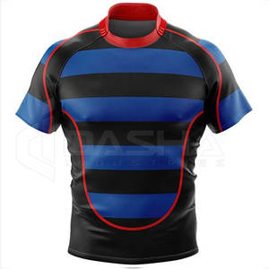 2024 Nouvelle Arrivée Hommes Brodé Sports Rugby Jersey En Gros Pas Cher Respirant pour Tous Les Vêtements D'équipe - Product Image 5