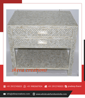 Mesa Consola de Diseño Moderno de Alta Calidad con Incrustaciones de Hueso de Jodhpur para Sala de Estar, Entrada de Casa, Uso en Hoteles, Personalizable, Directo de Fábrica