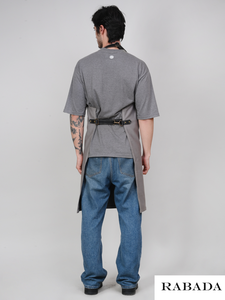 ผ้ากันเปื้อนผ้าแคนวาสผ้ากันเปื้อนหนังสำหรับเชฟทำโลโก้ออกแบบได้ตามที่ต้องการ - Product Image 4