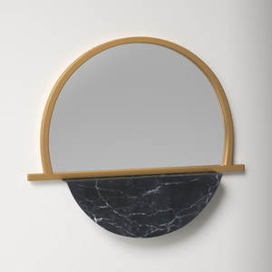 Newest <b>Gold</b> Plated Premium Design Wall <b>Mirror</b> for Home and Hotel Decorative High Quality Metal frame at Lowest Price from India - Product Image 2