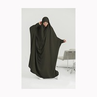 Ensemble deux pièces modeste avec jupe, Niqab Nida de haute qualité, Khimar à cordons, Vêtements musulmans islamiques, Abaya de prière en gros, 100% Soie