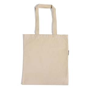 Medium Organic Cotton Heavy Canvas Tote <b>Bags</b> <b>Long</b> Eco-Friendly Recyclable Flat Bottom for Daily Use Advertising Plain OR200 - Product Image 4