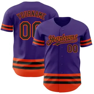 Nouveau maillot de baseball de qualité supérieure, léger, personnalisable pour les jeunes, impression personnalisée, maillot de baseball pour les jeux d'été, les clubs, les ligues. - Product Image 4