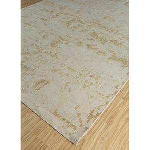 Tapis en laine noué à la main Erbe Ivory, style bohème, GS-1068 (Cs-07), motif médaillon abstrait, pour la maison, le couloir, le salon, tapis rectangulaire fait main - Product Image 2