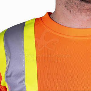 T-shirts de travail en polyester léger et respirant pour hommes fabriqués sur mesure pour l'extérieur Fabrication de haute qualité au Pakistan OEM/ODM personnalisés - Product Image 6