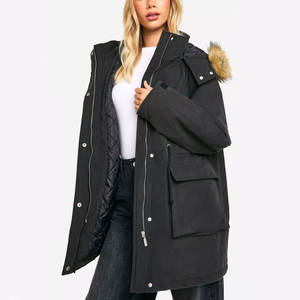 Chaqueta Parkas de invierno para mujer de fabricante profesional, chaquetas Parka cómodas y ligeras de alta calidad para mujer - Product Image 1