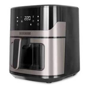 Freidora de Aire Digital Moderna 8 en 1 de 1600W, Acero Inoxidable Negro, Revestimiento Cerámico, Capacidad de 6.5L, Eléctrica para el Hogar ES9730070B - Product Image 2