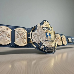 Ceinture de championnat de lutte New World Winged Eagle personnalisée en laiton de 2 mm, taille adulte - Product Image 2