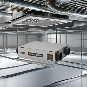 Systèmes de ventilation à récupération de chaleur (HRV) et de flux d'air frais (ERV) <span class=keywords><strong>Duplo</strong></span> Fluxo 800CMH pour hôpitaux, avec ventilateur à bypass et récupérateur de chaleur - Product Image 1