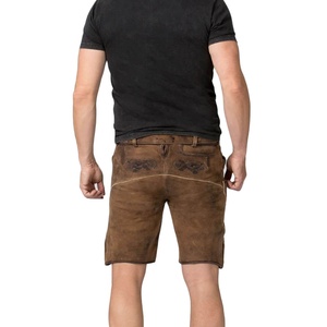 Venta al por Mayor de Trajes Bávaros Alemanes para Hombre, Incluye Pantalones Cortos Lederhosen Bordados de Cintura Media, Estilo Oktoberfest - Product Image 3