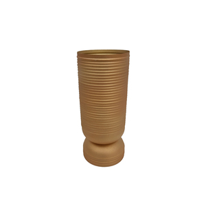 แจกันดอกไม้โลหะสีดำสำหรับตกแต่งบ้านโรงแรมร้านอาหารแจกันโลหะตกแต่งโต๊ะทำด้วยมือจำนวนมากดีไซน์ตามสั่ง - Product Image 6