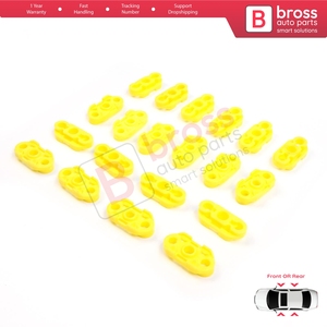 BWR19-2 20 Pièces Clips de Guidage de Lève-Vitre pour Impala 20369894 20369895 - Product Image 4