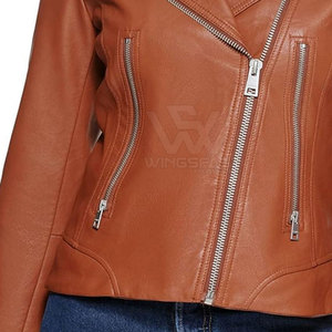 Nouvelle arrivée Veste en cuir de haute qualité pour femmes Meilleur design Veste en cuir d'hiver au design personnalisé - Product Image 6