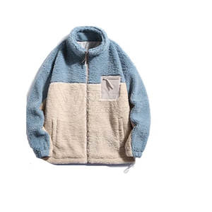 เสื้อแจ็กเก็ตขนสัตว์ระบายอากาศได้ดีเป็นมิตรต่อสิ่งแวดล้อมทำจากปกคอตั้งขนาดพิเศษ - Product Image 1