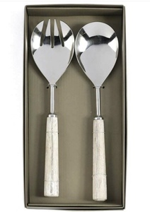 Ensemble de serveurs à salade en acier inoxydable de style élégant, personnalisé pour les occasions de mariage, ustensiles de cuisine d'hôtel, couverts au meilleur prix - Product Image 5