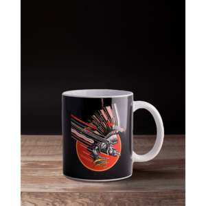 Taza Vintage de Judas Priest 'Screaming for Vengeance' de 200 ml, Cerámica de Doble Pared, Apta para Microondas, Ideal para Regalos Empresariales o Uso Personal - Product Image 4