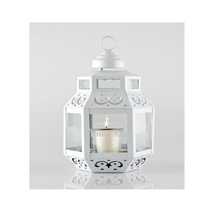 Farol Decorativo Hecho a Mano de Hierro y Vidrio con la Mejor Calidad, Tamaño Personalizado, para Bodas y Fiestas - Product Image 1