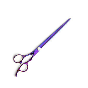 Pet Grooming <b>Scissor</b> Straight Blade Hair Cutting <b>Scissors</b> Adjustable Screw <b>Dog</b> Hair Cutting Shears With Finger Rest - Product Image 2