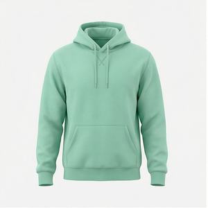 Sweat à capuche en coton de haute qualité délavé à l'acide, série High Street, effet vieilli, style vintage, thermique, couleur personnalisée OEM - Product Image 1