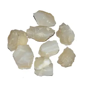 Wholesale White Onyx Rough Chunk Tumbled Stone Bulk Crystal Healing Natural Gemstone Agate Raw Tumbled Stone For Sale